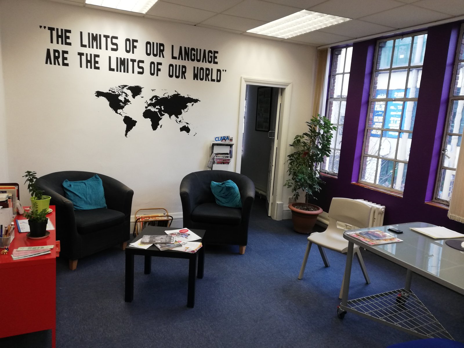 Manager assistant in Spanish and English language school in Nottingham town centre